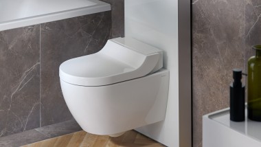 AquaClean Tuma shower toilet with Geberit Monolith