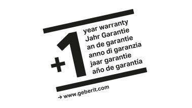 Free warranty extension for your Geberit AquaClean shower toilet